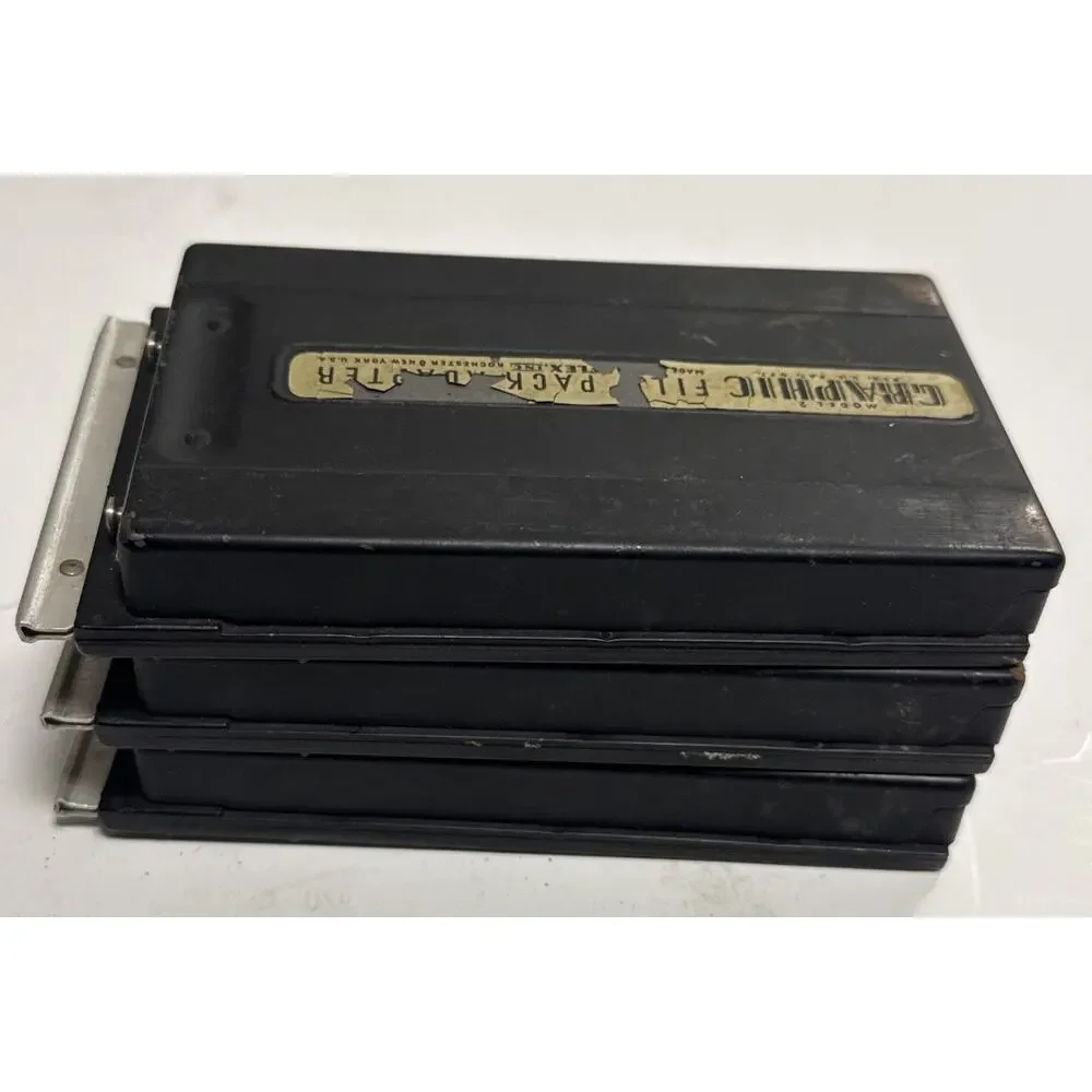 Graflex 3x2 Graphic Film Pack Adapter Model 2 Lot Of 3 Photography Vintage